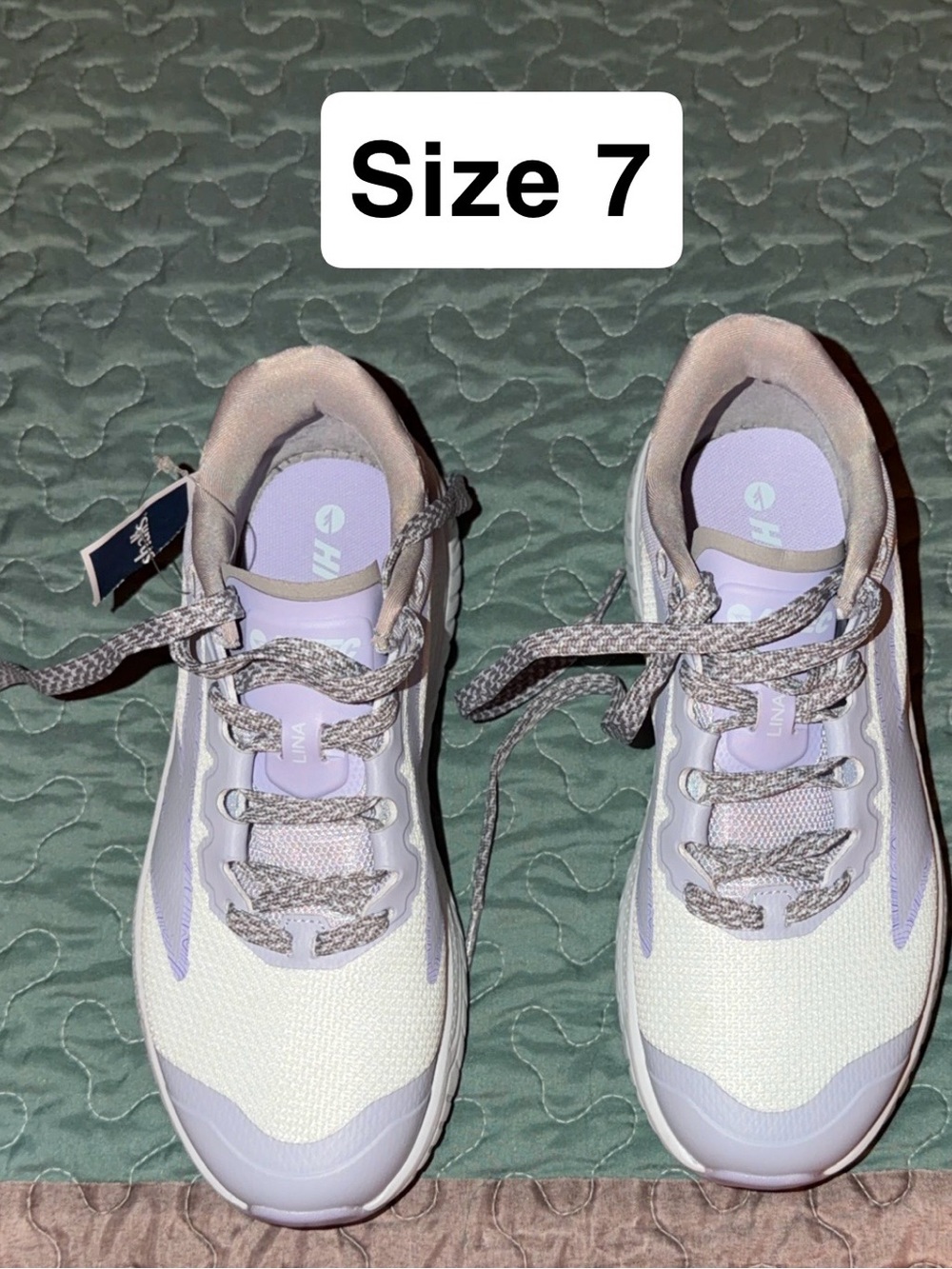 Hi-Tec Women's Lavender and White Athletic Sneakers